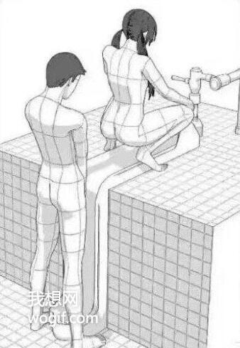 男女“共用廁所”設(shè)計(jì)的不錯(cuò)，實(shí)操有點(diǎn)難，難怪校長(zhǎng)罵你（搞笑圖）